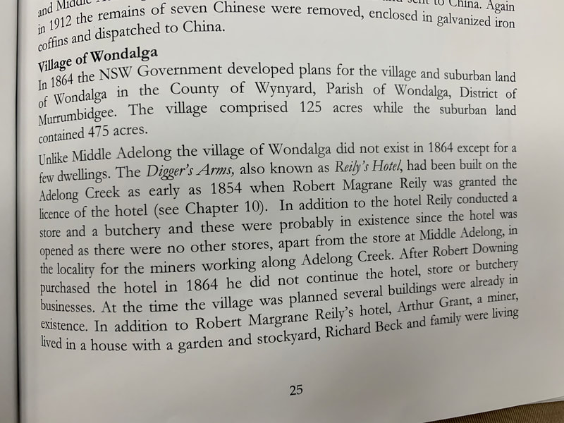 robert magrane reily, the early days of middle adelong and wondalga