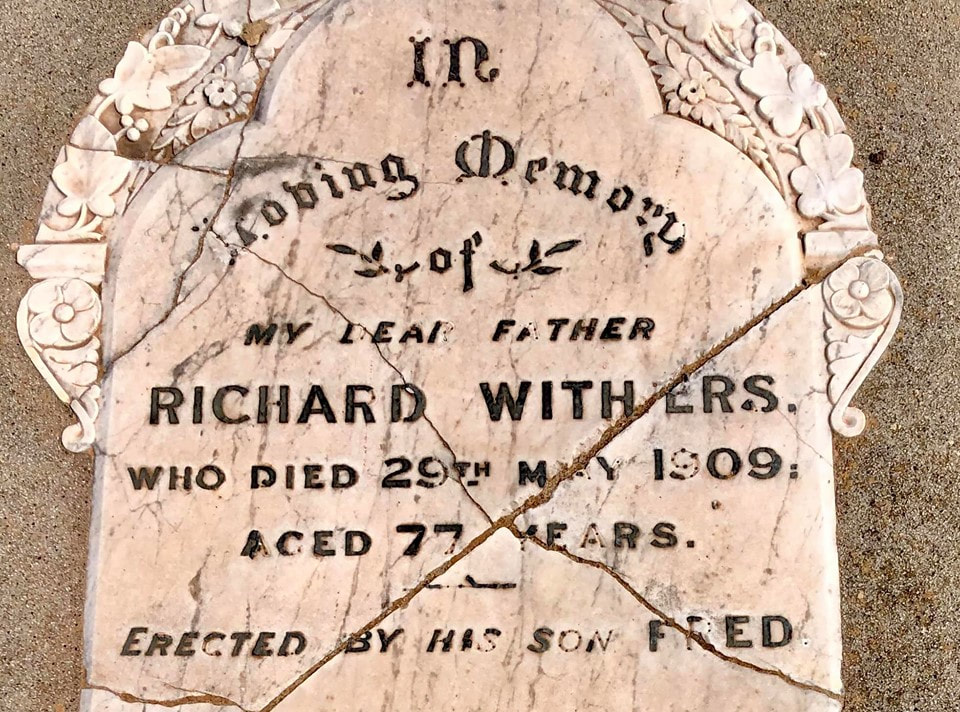 richard withers headstone